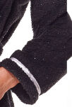 Soft Long 2322 Czarny Szlafrok - 6