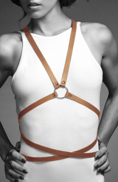Uprząż Maze Multi-way Harness Brown Bijoux Indiscrets