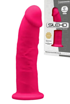 Silikonowe Dildo Model 2 15 Cm Pink Silexd