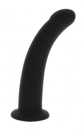 Silikonowe Dildo Strap-On Dong Black Large Taboom