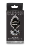Korek Analny Butt Plug With Diamond Jewel Silver L Taboom - 3