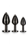 Korek Analny Butt Plug With Diamond Jewel Silver L Taboom - 4