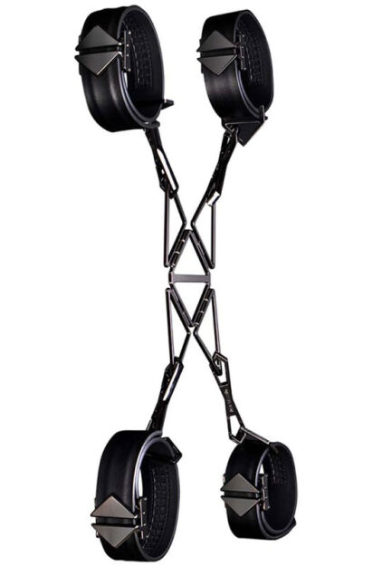 Uprząż Bondage Hogtie Set Black LOCKINK