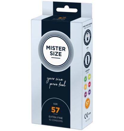 Condoms 57 Mm 10 Pieces Mister.Size