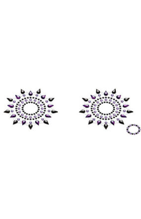 Gloria Black & Purple Biżuteria na piersi i pępek
