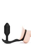 Korek analny Vibrating Snug & Tug M Black b-Vibe - 5