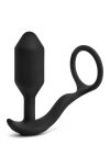 Korek analny Vibrating Snug & Tug M Black b-Vibe - 2