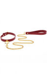 Wegańska Obroża Ze Smyczą O-Ring Collar And Chain Leash Taboom - 3