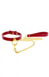 Wegańska Obroża Ze Smyczą O-Ring Collar And Chain Leash Taboom - 2
