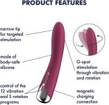 Wibrator do punktu G Spinning Vibe 1 Red Satisfyer - 3