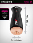 Masturbator automatyczny Fuck-Gasm Light PDX ELITE - 5