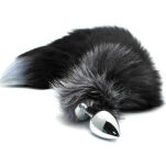 Korek Analny Lisi Ogon Black & White Fox Tail S Alive - 3