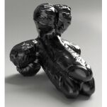 Dildo Steroid ABS19 Gape, Set and Match 23x13 cm All Black - 4