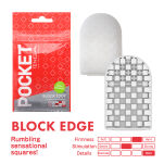 Masturbator Pocket Stroker Block Edge Tenga - 4