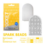 Masturbator Pocket Stroker Spark Beads Tenga - 3