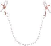 S&M Peaches ‘N Creame Pearl Nipple Clamps Cream Sportsheets - 5