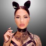 Kocie uszy High Gloss Cat Ears Black/Silver Kinky Diva - 7