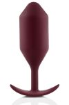 Korek analny Snug Plug 5 Dark Red b-Vibe - 2