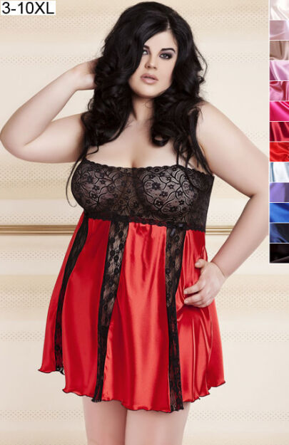 Helen Plus Size Koszulka i stringi