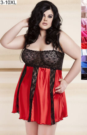 Helen Plus Size Koszulka i stringi