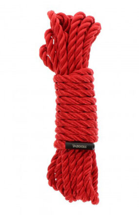 Lina Do Wiązania Bondage Rope 5 Meter 7 Mm Red Taboom