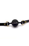 Silikonowy Knebel Z Dziurkami Ułatwiającymi Oddychanie Upko Silicone Breathable Small Ball Gag UPKO - 2