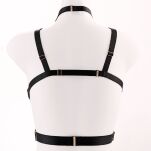 Otwarty biustonosz POMPEIA I Cupless Harness Cage Bra Kinky Diva - 6