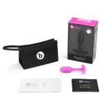 Korek analny Snug Plug 1 Fuchsia b-Vibe - 6