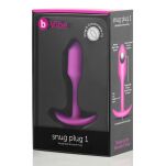 Korek analny Snug Plug 1 Fuchsia b-Vibe - 7