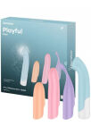 Wibrator Z Wymiennymi Nakładkami Playful Four Satisfyer - 3