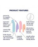 Wibrator Z Wymiennymi Nakładkami Playful Four Satisfyer - 8