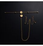 Double Bar Nipple Clamps And Clitoral Chain Set UPKO - 2