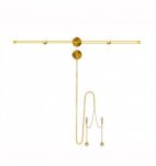 Double Bar Nipple Clamps And Clitoral Chain Set UPKO - 4