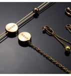 Double Bar Nipple Clamps And Clitoral Chain Set UPKO - 5