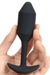 Korek analny Vibrating Snug Plug 2 Black b-Vibe - 5