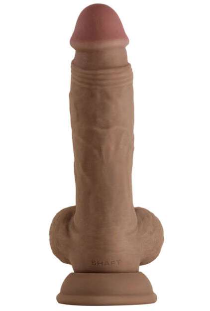 Dildo Model A 21,5 Cm Dong With Balls Oak Shaft