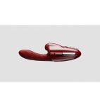 Seks Maszyna No.9 Handheld Vibrating And Rotating Set Red Qingnan - 3