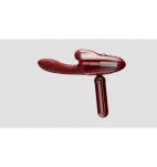 Seks Maszyna No.9 Handheld Vibrating And Rotating Set Red Qingnan - 5