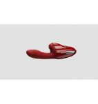 Seks Maszyna No.9 Handheld Vibrating And Rotating Set Red Qingnan - 7