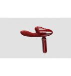 Seks Maszyna No.9 Handheld Vibrating And Rotating Set Red Qingnan - 8