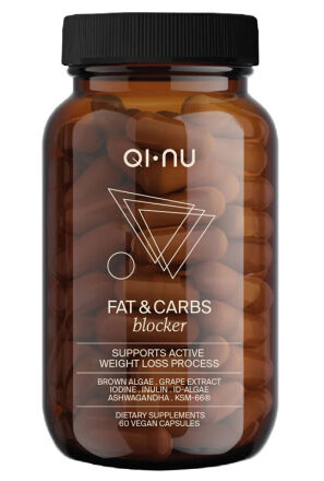 Suplement diety 60 kapsułek Qi-Nu Fat&Carbs Blocker