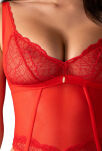Komplet Bielizny Cupide Desir Gorset I Stringi S/M Obsessive - 4