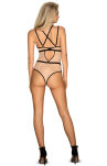 Nudelia teddy Body Beżowo-Czarne - 3