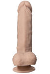 Silexd dildo z przyssawką 22,9 cm Real Skin Model 1 9