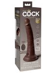 Dildo 18Cm King Cock Elite Dual Density Vibrating Cock Pipedream - 8