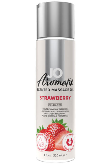 Olejek Do Masażu Aromatix Scented Strawberry 120 Ml System JO