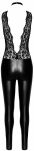 Kombinezon F298 Libido Deep-V Catsuit L Noir Handmade - 6