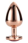 Korek Analny Gleaming Love Rose Gold Plug Large Dreamtoys - 2