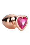 Korek Analny Gleaming Love Rose Gold Plug Large Dreamtoys - 3