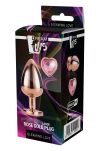 Korek Analny Gleaming Love Rose Gold Plug Large Dreamtoys - 5